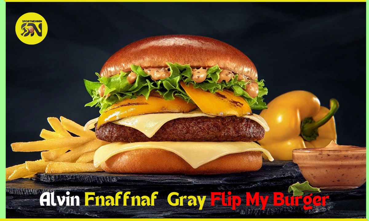 Alvin Fnaffnaf Gray Flip My Burger