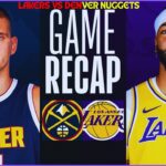 Lakers vs Denver Nuggets Match Player Stats